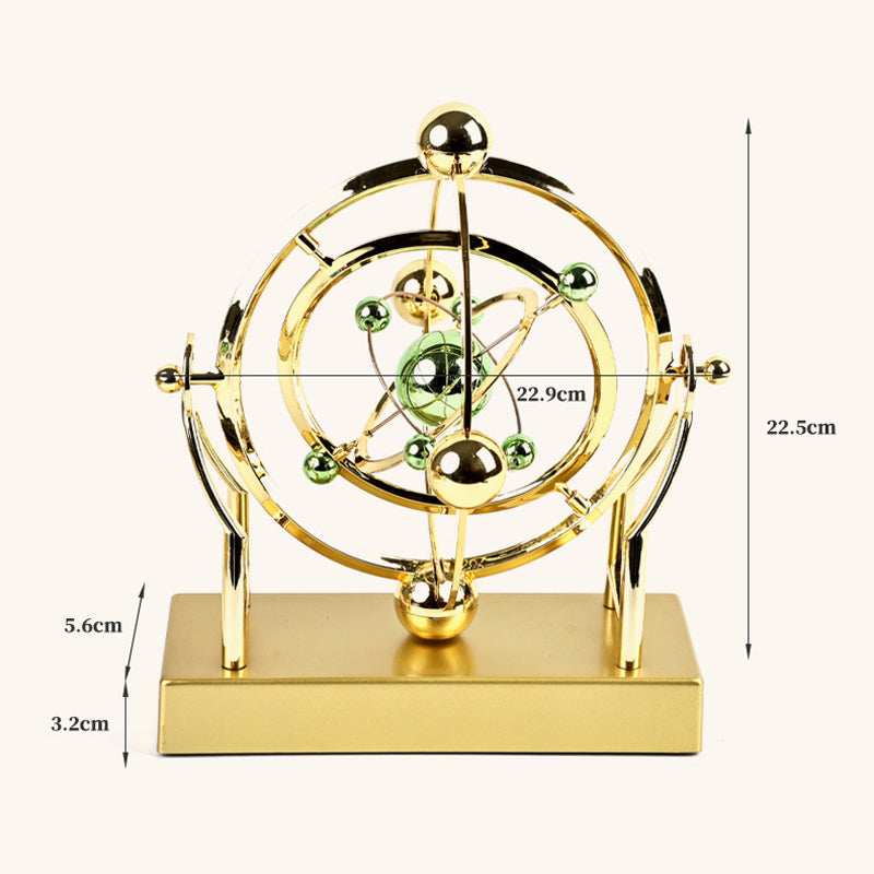 ⏳🌀Venta Especial por Tiempo Limitado 50% de Descuento⌛Péndulo de Movimiento Perpetuo en Órbita Celeste - Decoración Rotativa Creativa para el Hogar🚀