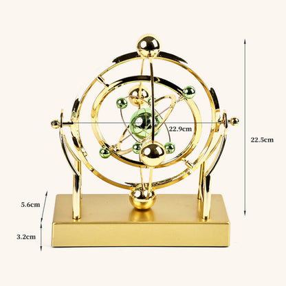 ⏳🌀Venta Especial por Tiempo Limitado 50% de Descuento⌛Péndulo de Movimiento Perpetuo en Órbita Celeste - Decoración Rotativa Creativa para el Hogar🚀