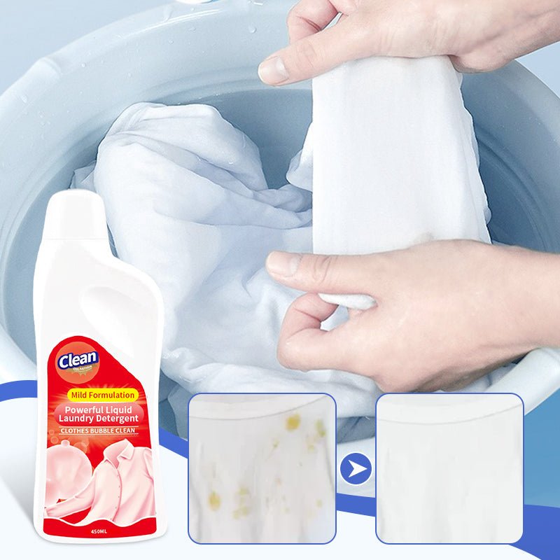 Detergente líquido potente para ropa
