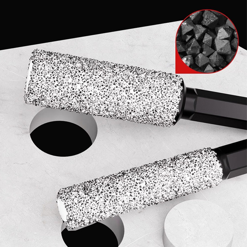 🔥Abridor de agujeros especializado 2 en 1 para perforación en seco con soldadura fuerte de vástago hexagonal