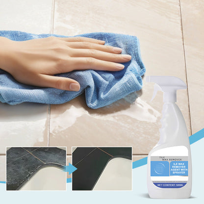 🔥Ahora a la venta en todo el mundo🚀Agente removedor de cera para azulejos con pulverizador⏳Oferta por tiempo limitado compre más llévese más gratis.