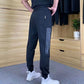 Men's Casual Sports Short Sleeve Long Pants Two-Piece Set