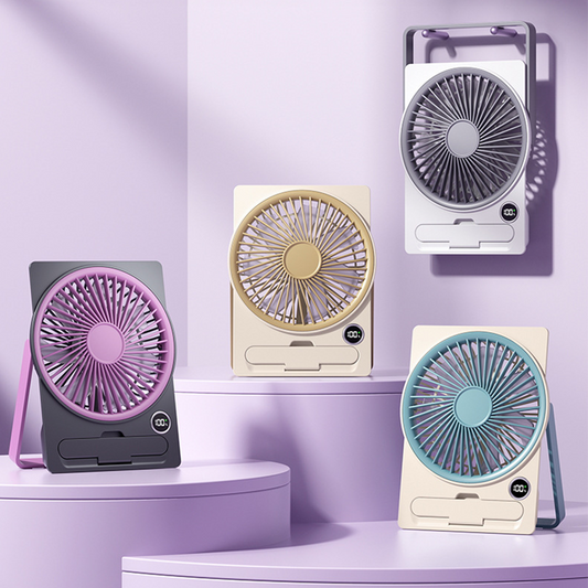 Mini ventilador ultradelgado recargable por USB