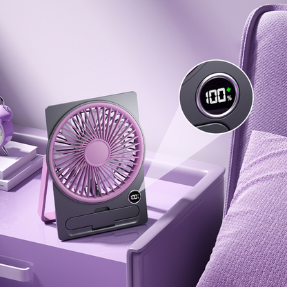 Mini ventilador ultradelgado recargable por USB
