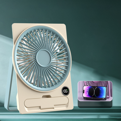 Mini ventilador ultradelgado recargable por USB