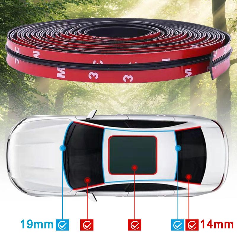 Tira de sellado universal impermeable y insonorizante para coche (8 m/315")