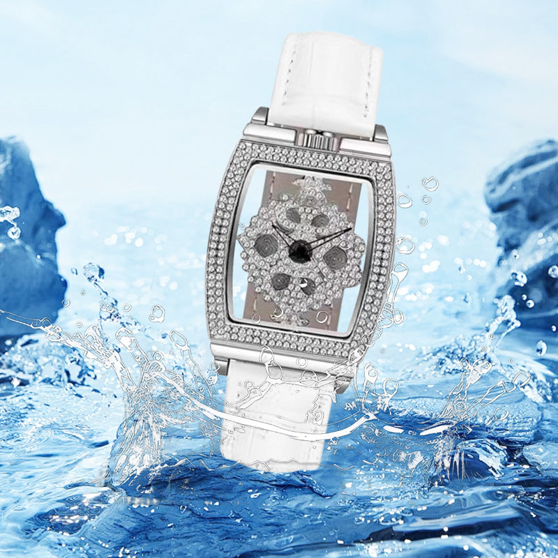 Reloj de moda para mujer con detalles de strass