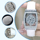 Reloj de moda para mujer con detalles de strass