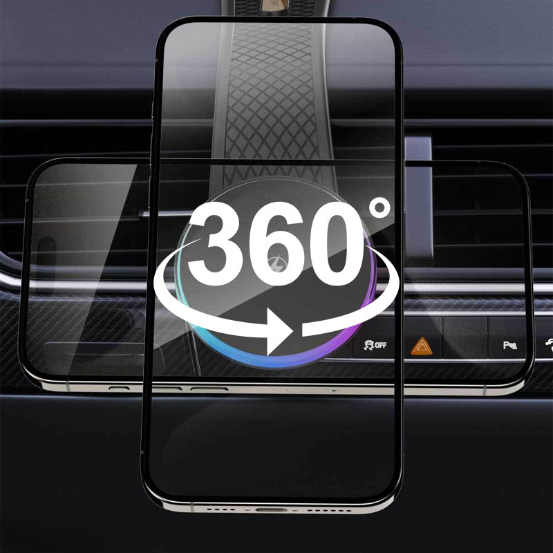 Supporto per Auto con Ricarica Rapida e Braccio Regolabile a 360°