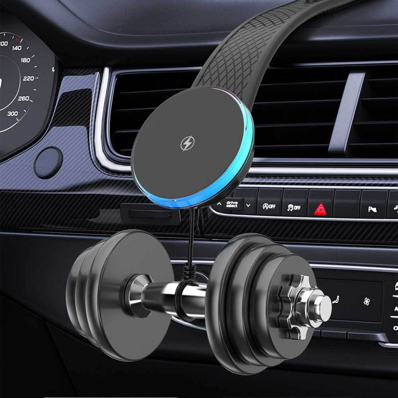 Supporto per Auto con Ricarica Rapida e Braccio Regolabile a 360°