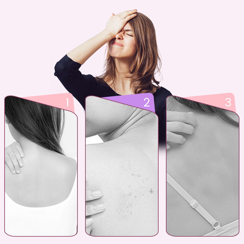 Paño exfoliante de doble cara para frotar la espalda