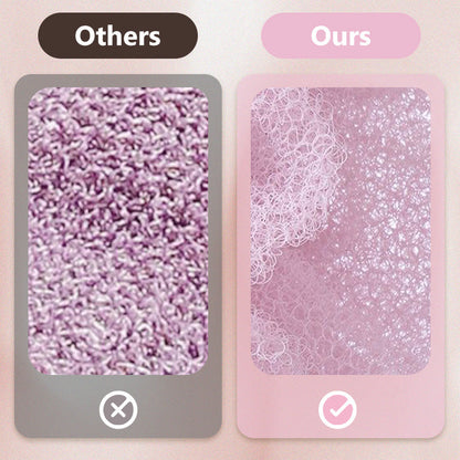 Paño exfoliante de doble cara para frotar la espalda