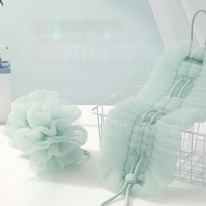 Paño exfoliante de doble cara para frotar la espalda