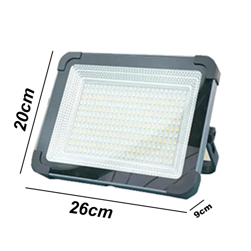 Foco inundable LED portátil y multifuncional alimentado por energía solar