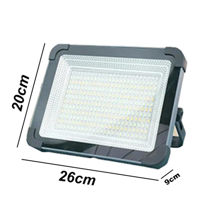 Foco inundable LED portátil y multifuncional alimentado por energía solar