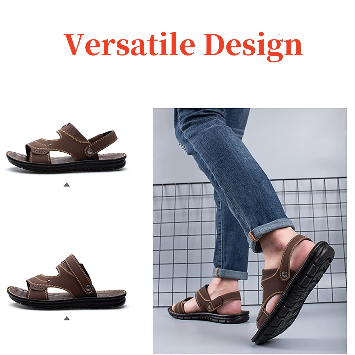 ✨Sandalias transpirables de verano para hombre con correa ajustable