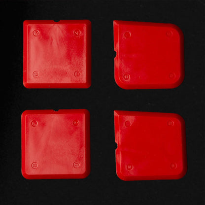 Juego de 4 Raspadores de Pegamento de Vidrio