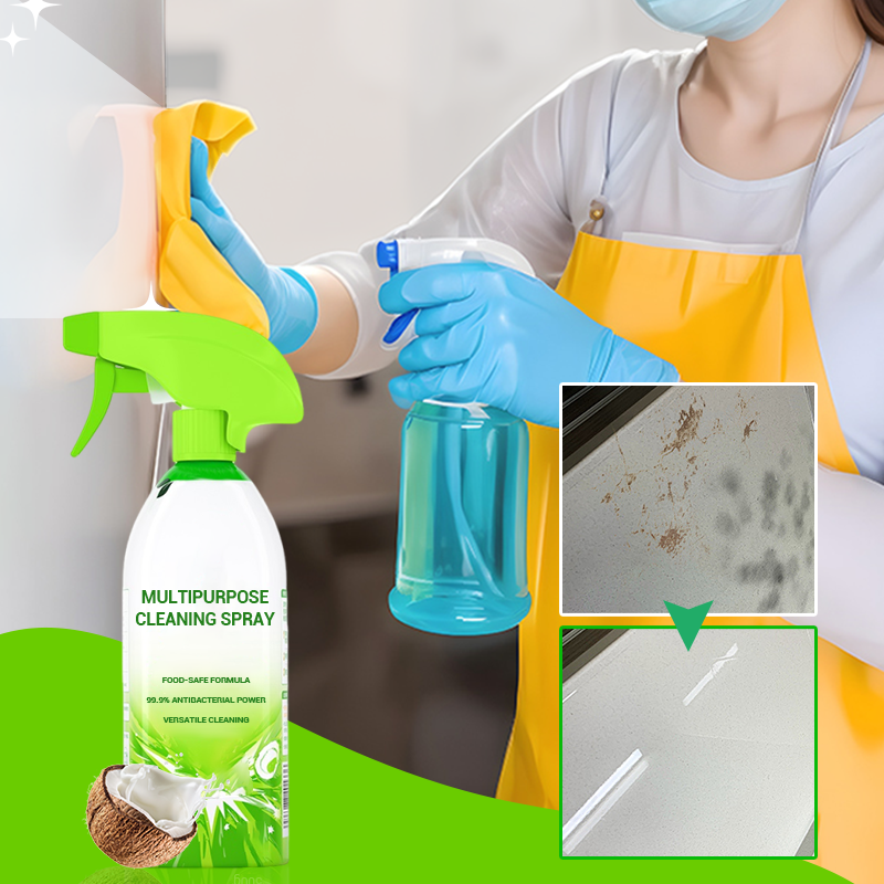 Potente spray limpiador multiusos para el hogar