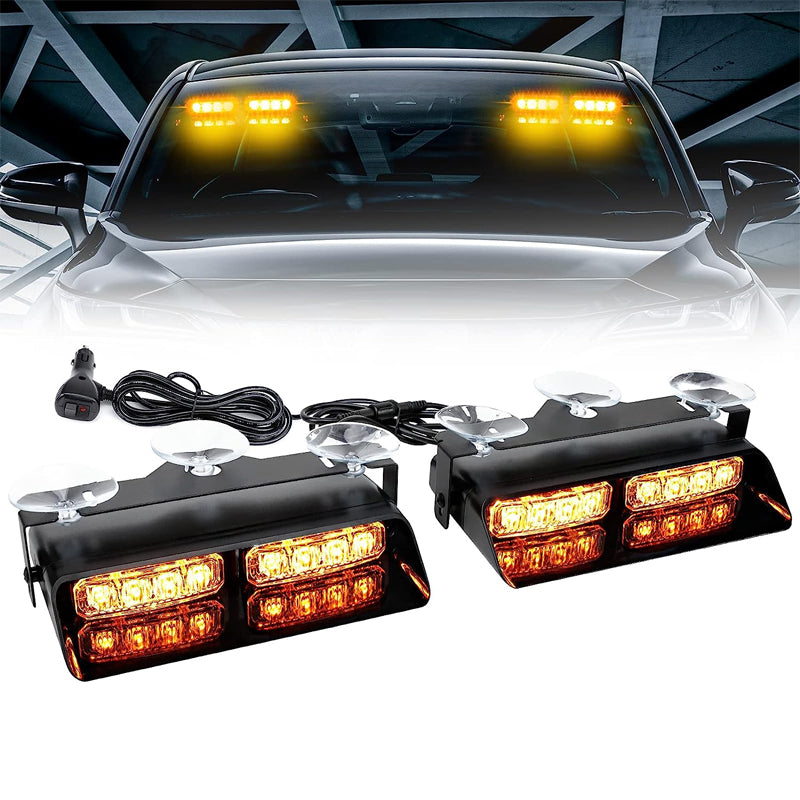 ⏳Time-limited Special⏰Windshield Suction Cup Strobe Warning Light for Vehicles🚗