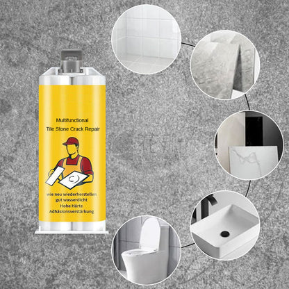 Kit multifuncional para reparar grietas en baldosas de piedra