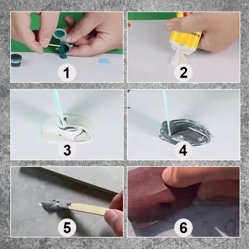 Kit multifuncional para reparar grietas en baldosas de piedra