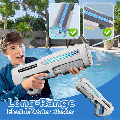 Chorro de agua eléctrico de largo alcance con LED