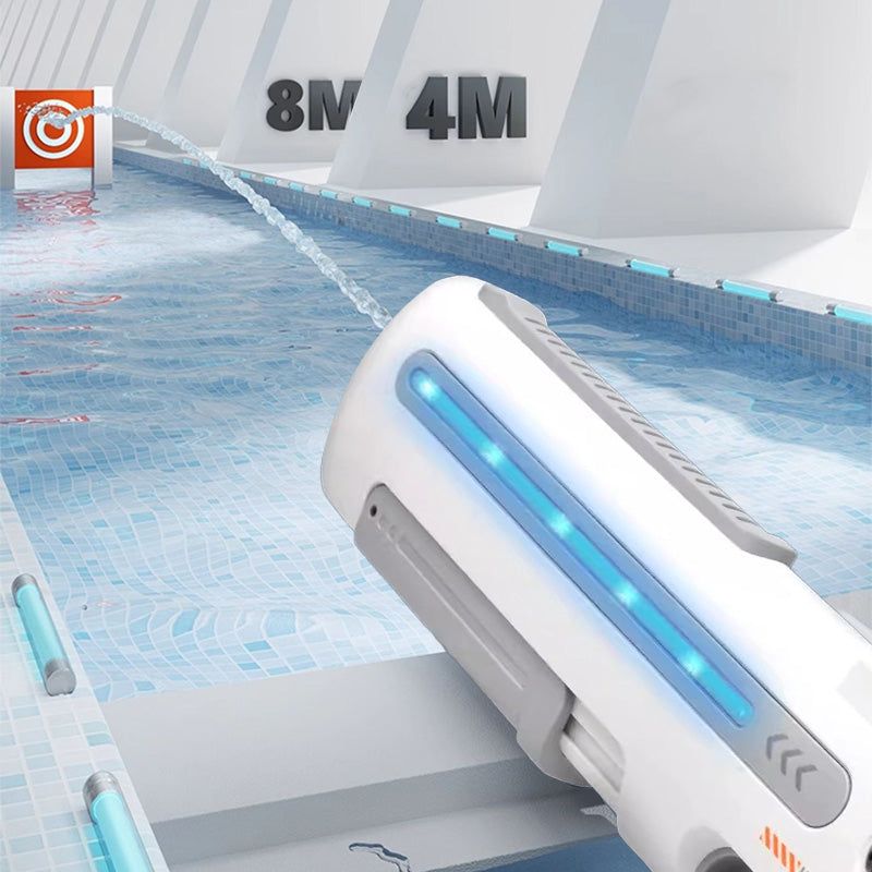 Chorro de agua eléctrico de largo alcance con LED