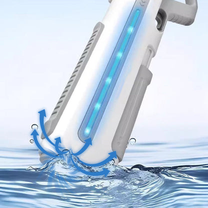 Chorro de agua eléctrico de largo alcance con LED
