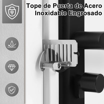 Tope de Puerta de Acero Inoxidable Engrosado