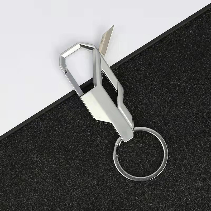 Colgante multifuncional abrebotellas metal llavero doble anilla