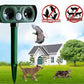 Repelente Solar Ultrasónico para Animales | Ahuyentador de Plagas para Jardín