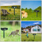 Repelente Solar Ultrasónico para Animales | Ahuyentador de Plagas para Jardín