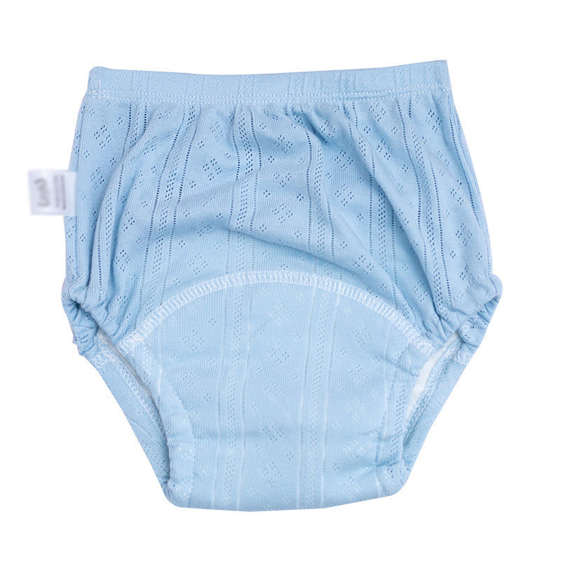 👶 Pantalones de entrenamiento de verano lavables y transpirables para bebés: algodón con diseño antifugas.
