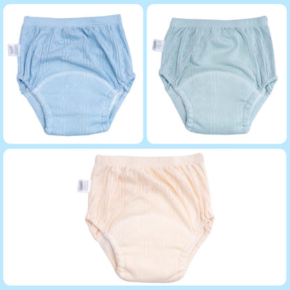 👶 Pantalones de entrenamiento de verano lavables y transpirables para bebés: algodón con diseño antifugas.