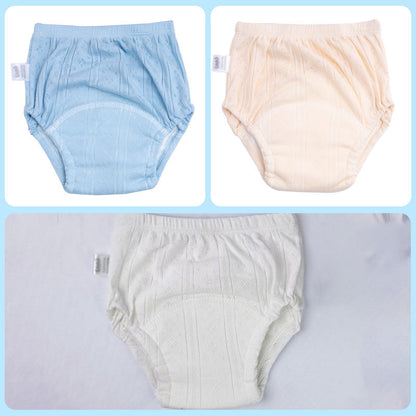 👶 Pantalones de entrenamiento de verano lavables y transpirables para bebés: algodón con diseño antifugas.