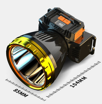 Super Bright High Power induktion av laddningsbar strålkastare