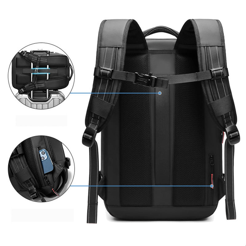 Mochila de viaje expandible de gran capacidad