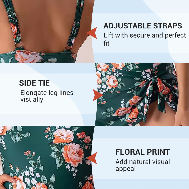 👙ÚLTIMO DÍA DE VENTA💃 Traje de baño de una pieza para mujer con control de abdomen y nudo.