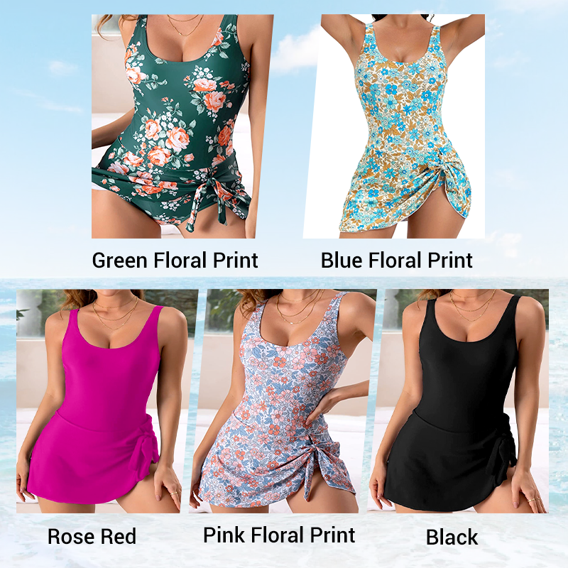 👙ÚLTIMO DÍA DE VENTA💃 Traje de baño de una pieza para mujer con control de abdomen y nudo.