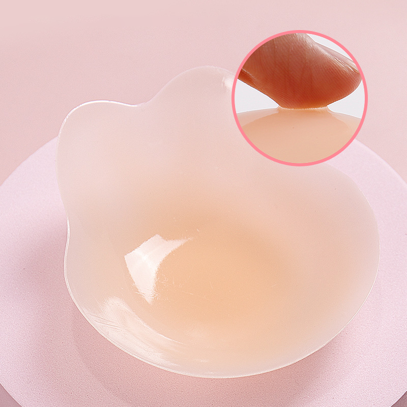 Cubre pezones adhesivos de silicona reutilizables
