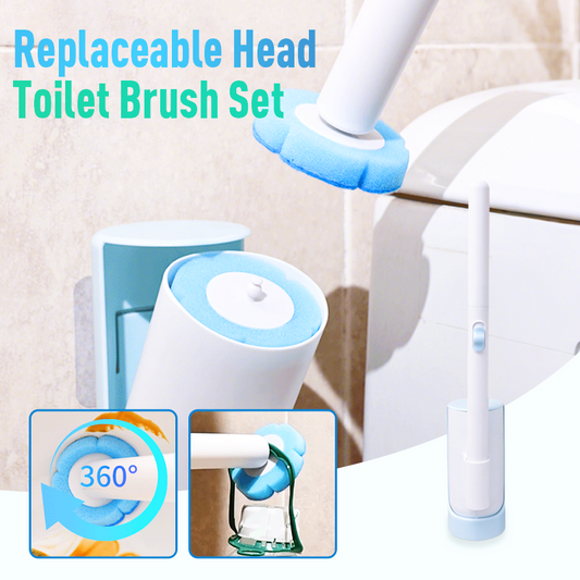 Escobillero de pared con cabezal recambiable