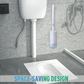 Escobillero de pared con cabezal recambiable