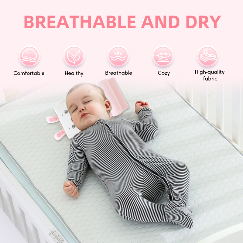 Almohada moldeadora transpirable para el desarrollo del bebé en cualquier época del año