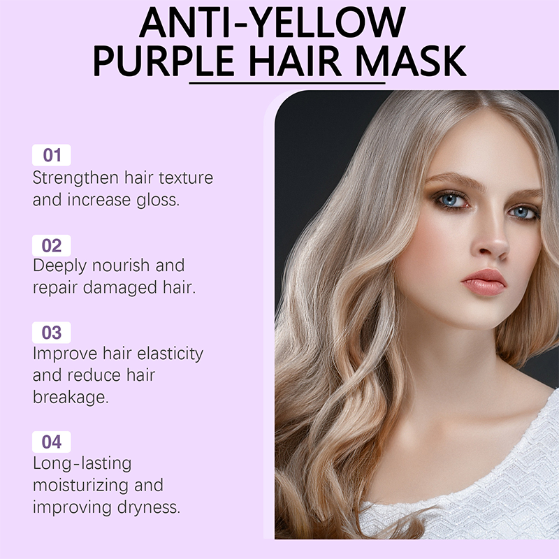 Mascarilla Capilar Antiamarillo Morado