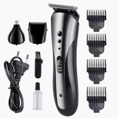 Recortadora de barba eléctrica e impermeable para hombres