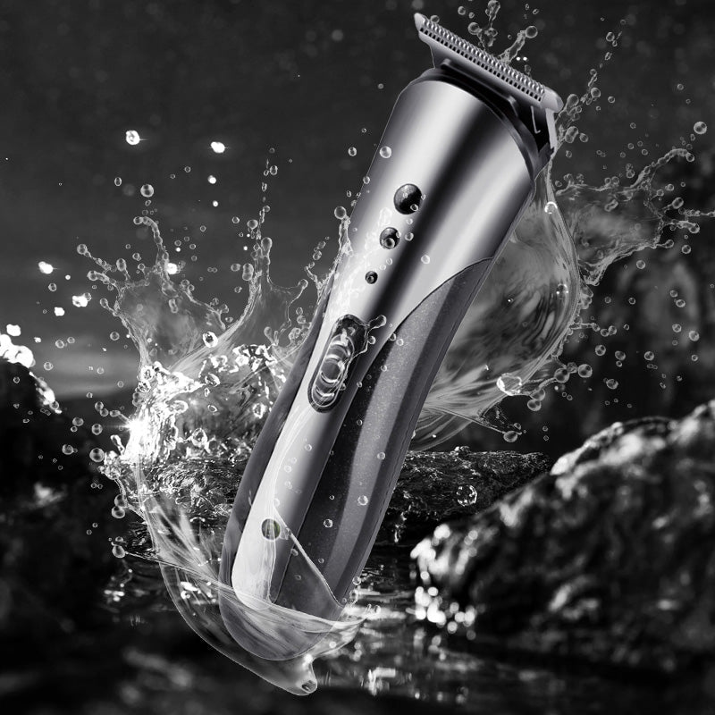 Recortadora de barba eléctrica e impermeable para hombres