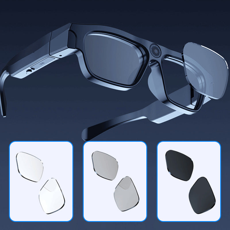⏳Oferta especial por tiempo limitado⏰Gafas inteligentes Bluetooth multifunción con alta definición y función de grabación de vídeo 4K👓