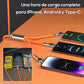 Cable de carga giratorio 3 en 1