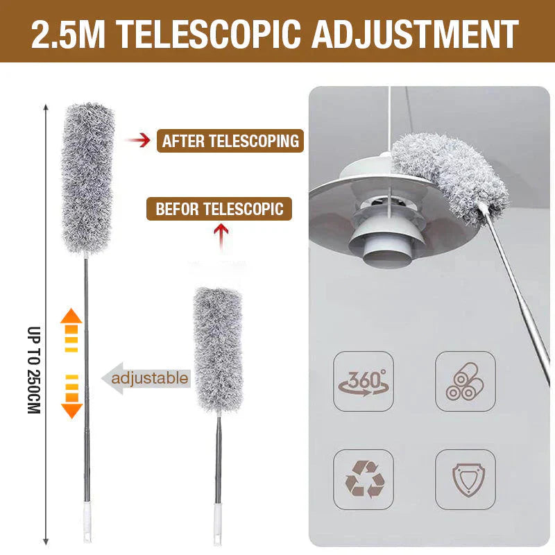 🔥HOT SALE 🔥Cepillo de Limpieza de Microfibra Retráctil
