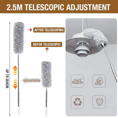 🔥HOT SALE 🔥Cepillo de Limpieza de Microfibra Retráctil